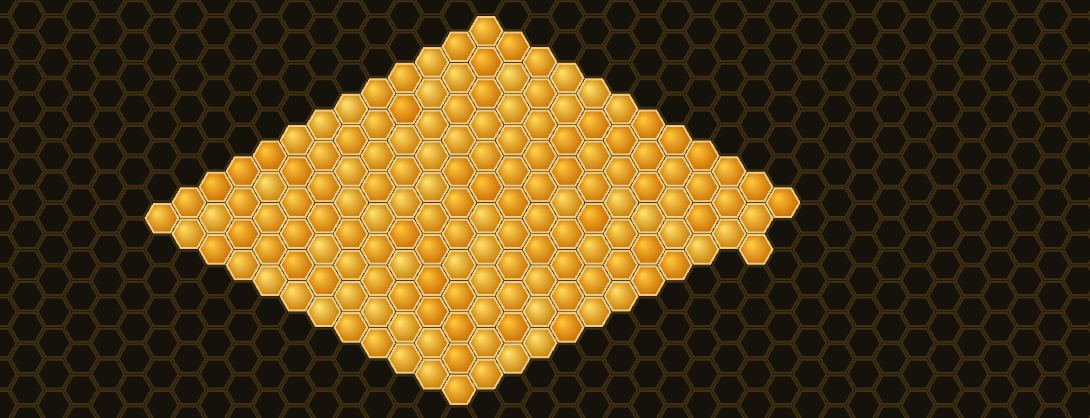 My creation inspired by honeycomb geometry